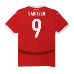 Rakousko Marcel Sabitzer #9 Dámské Domácí Dres ME 2024 Krátký Rukáv